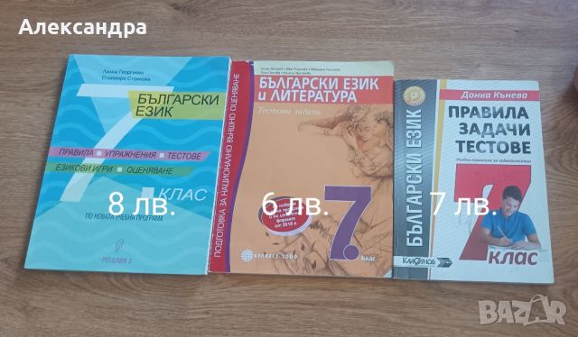 Учебни помагала за 7 клас , снимка 9 - Учебници, учебни тетрадки - 46317661