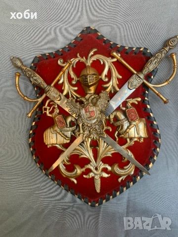 рицарски герб за стена 