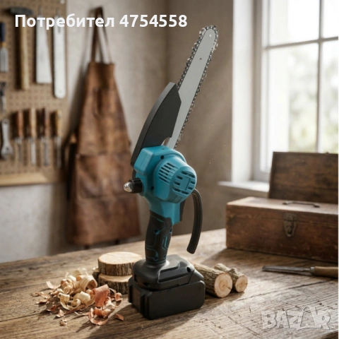 Акумулаторен верижен трион 8" / 6" (88VF) – комплект с 2 шини и 2 батерии