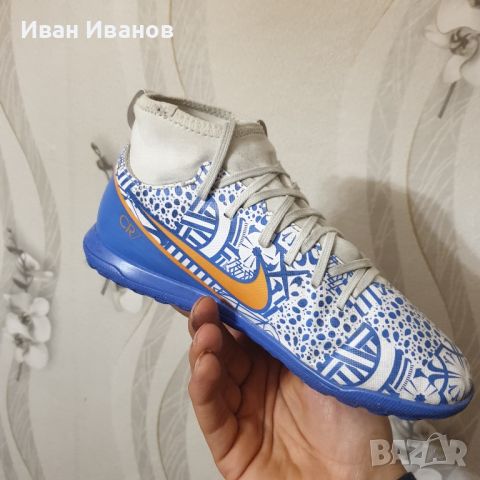 стоножки Nike Mercurial Superfly 9 Club CR7 Ronaldo TF номер 37-37,5, снимка 9 - Футбол - 45345198