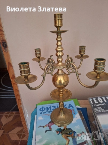 Свещник , снимка 2 - Декорация за дома - 53848573