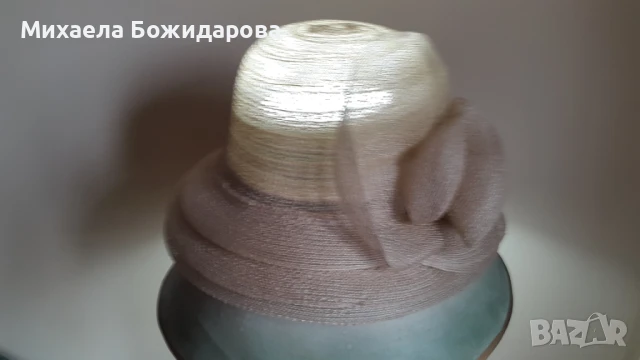 5 бр. елегантни летни дамски шапки, снимка 2 - Шапки - 51078650