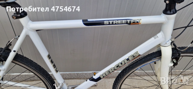 Алуминиев хибриден велосипед  HERCULES колело 28", снимка 4 - Велосипеди - 53743561