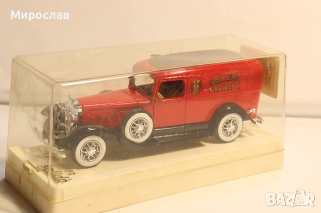 1:43 SOLIDO CADILLAC ПОЖАРНА КОЛИЧКА МОДЕЛ, снимка 6 - Колекции - 53673838
