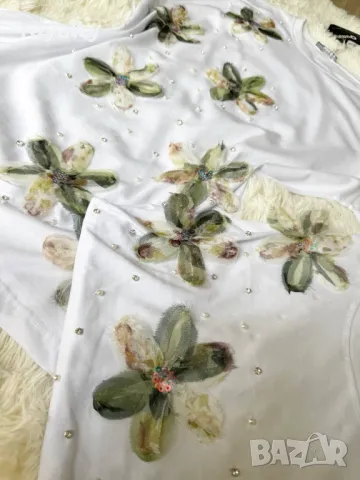 Памучни дамски тениски Различни цветове , снимка 10 - Тениски - 50405762