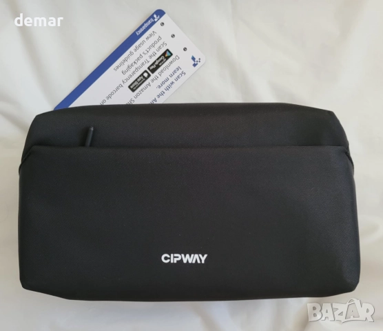 Cipway Premium Tech Pouch чанта-органайзер, водоустойчив калъф за пътуване, черна, снимка 8 - Чанти - 52445496