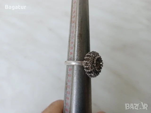 Възрожденски пръстени,лот,филигран,сачан,сребро,накит, снимка 4 - Антикварни и старинни предмети - 51007919