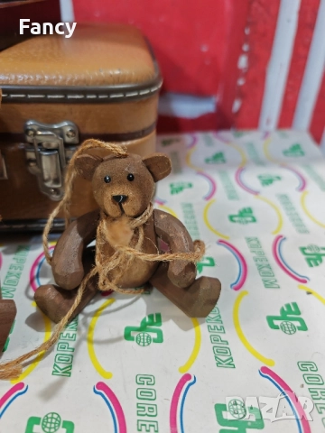 Ръчно изработени дървени мечета, снимка 5 - Антикварни и старинни предмети - 52481462