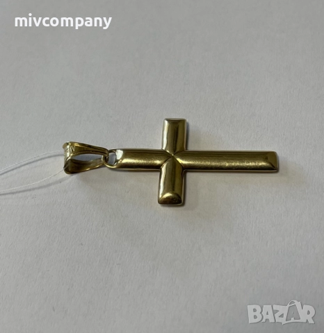 Златен кръст 1.92гр., снимка 2 - Колиета, медальони, синджири - 52614753