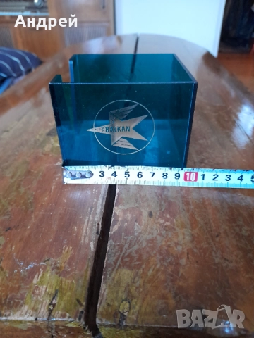 Стара кутия за листчета БГА Балкан, снимка 4 - Други ценни предмети - 52250561