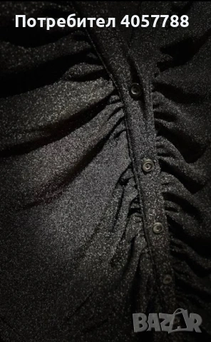 НОВА Блестяща рокля Bik Bok – XS размер, набран ефект, снимка 6 - Рокли - 53729909