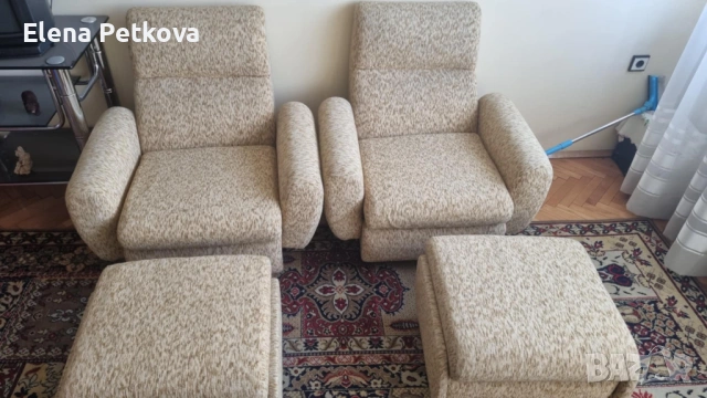 Холна гарнитура, снимка 4 - Дивани и мека мебел - 54275855