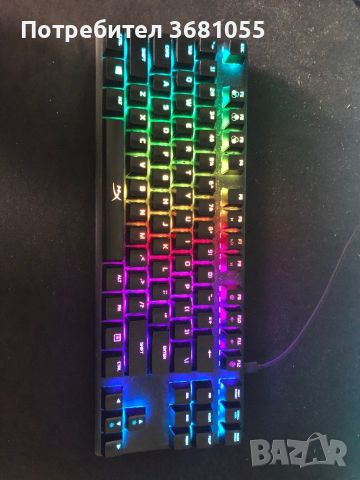 Механична Клавиатура HyperX Alloy Origin TKL, снимка 1 - Клавиатури и мишки - 45936621