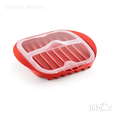 Съд за приготвяне на бекон в микровълнова Lekue, снимка 1