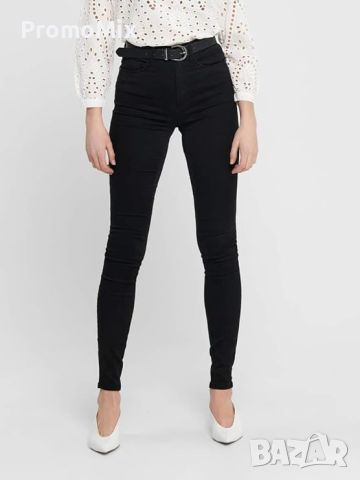 Дамски дънки Only 15093134 Royal High Skinny Fit 34 Еластични дамски дънки с висока талия слим модел, снимка 4 - Дънки - 46745814