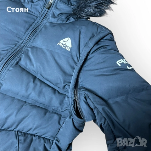 Nike ACG Vintage 00's Y2K Transformable Fur Puffer Jacket / Vest (Дамско), снимка 5 - Якета - 52022040