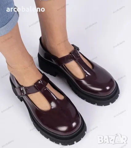 Дамски обувки на платформа от еко кожа Nella, 2цвята , снимка 10 - Дамски ежедневни обувки - 49255946