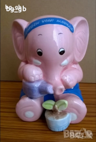 Стара порцеланова касичка, снимка 7 - Други - 24487116