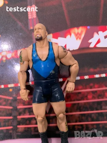 Екшън фигура WWE Big Show Грамадата WWE Mattel blue tights basic series играчка figure, снимка 3 - Колекции - 48829912