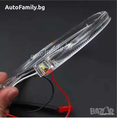  LED Crystal Ангелски очи за BMW E36 / E38 / E39 131mm, снимка 4 - Аксесоари и консумативи - 48400234