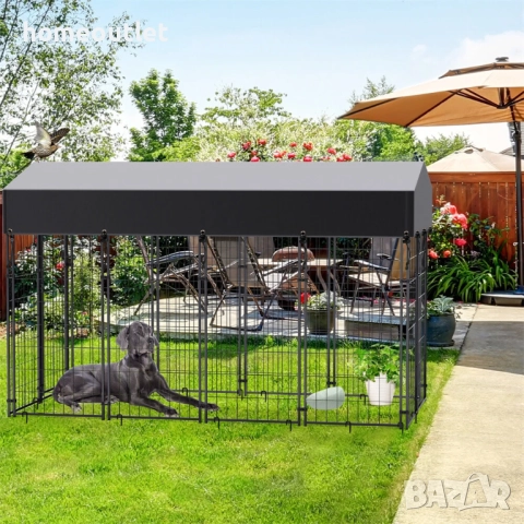 ПРОМОЦИЯ Клетка за кучета със стабилна метална конструкция BINGO PAW JJ-XZ171-L, снимка 3 - За кучета - 52824130