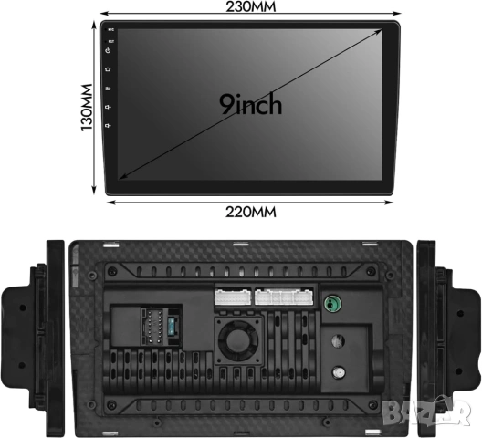 Мултимедия, Навигазия, за кола, за автомобил, универсална, Carplay, Android Auto, двоен дин, снимка 9 - Аксесоари и консумативи - 53379992