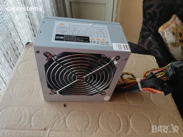 Компютърно захранване 450W GoldenField ATX-450 120mm FAN, снимка 2 - Захранвания и кутии - 47555624