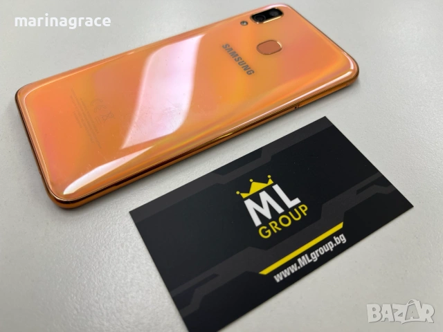 Samsung Galaxy A40 64GB / 4GB RAM Dual-SIM, втора употреба, снимка 3 - Samsung - 53571296
