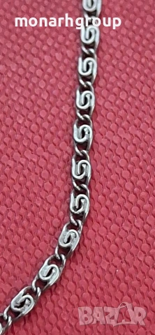 Сребърна верижка с висулка, снимка 4 - Колиета, медальони, синджири - 53872672