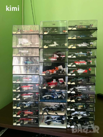      	продавам формула 1 колекция мащаб 1.43 от 1974 г. - 2025 г. - договаряне     , снимка 2 - Колекции - 53755522