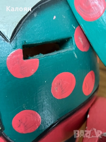 Дървена играчка - касичка , снимка 4 - Кукли - 52196081