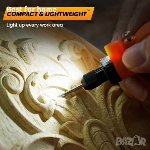 HARDELL Мини безжичен ротационен инструмент, комплект ротационни инструменти с 5 скорости , снимка 5 - Други инструменти - 53726818