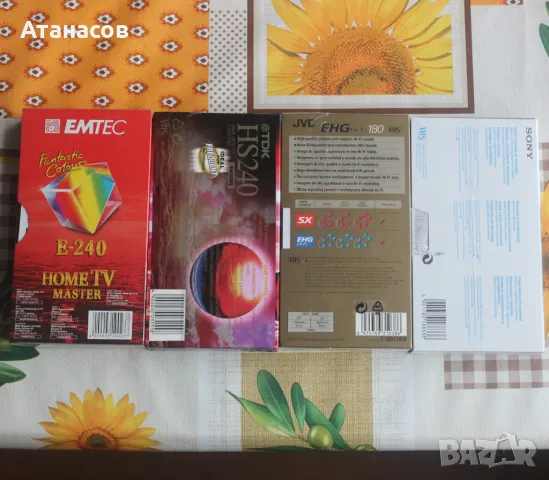 Видеокасети 180min и 240min VHS Video Cassettes Tapes, снимка 2 - Плейъри, домашно кино, прожектори - 47769138