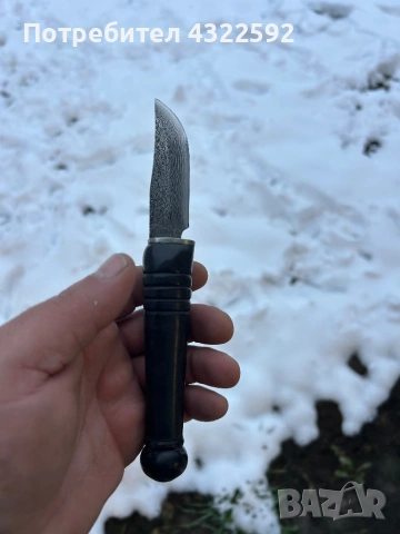 Нож за Дране от Дамаск, снимка 5 - Ножове - 53326609