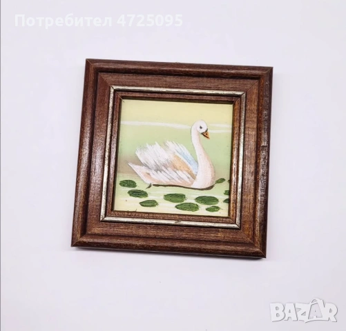 Картина на лебед