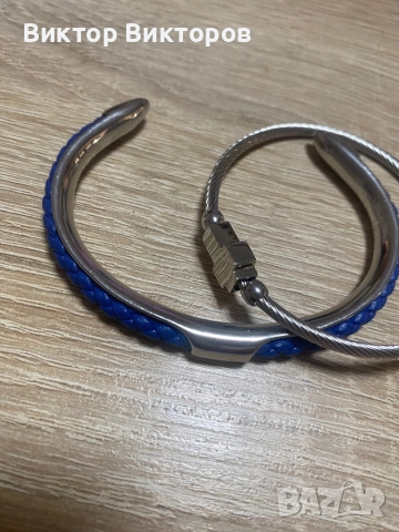 Гривни и кожени амулети, снимка 5 - Бижутерийни комплекти - 51568633