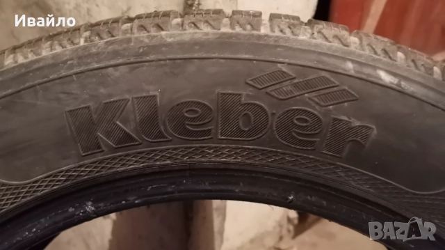 Продавам 1 брой зимна гума 205.55.16 дот 2019 Kleber , снимка 4 - Гуми и джанти - 52150581