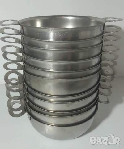 Лот 11 метални купи с дръжки, снимка 9 - Прибори за хранене, готвене и сервиране - 51276670