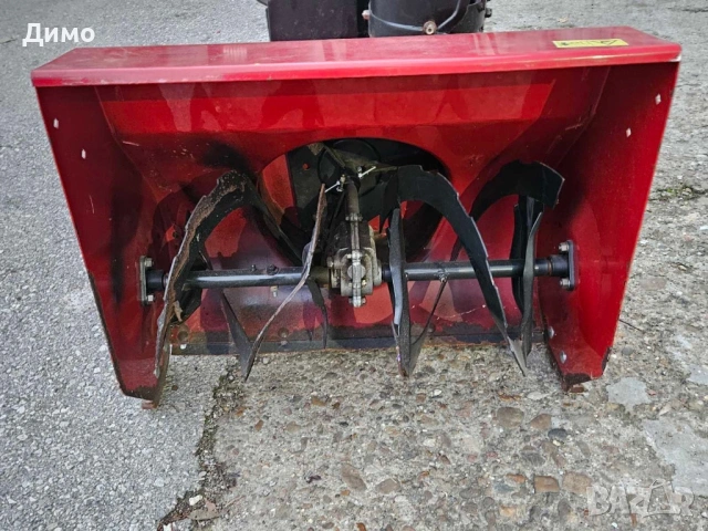 Бензинов снегорин двустепенен | 6+2 скорости | Tecumseh | Отличен ❄️, снимка 3 - Градинска техника - 53323390