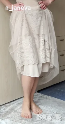 Пола - пачка (ту ту), тюл и дантела, снимка 2 - Поли - 49660384