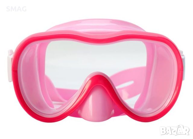 Детска плажна маска за плуване  Розова Pink 6-12 години, снимка 1 - Водни спортове - 46286474