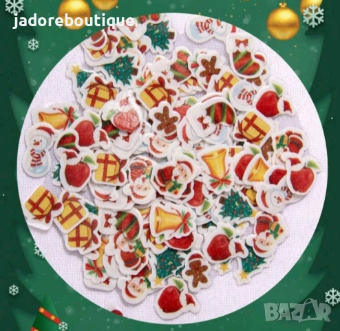 50 бр Ядлива коледна декорация