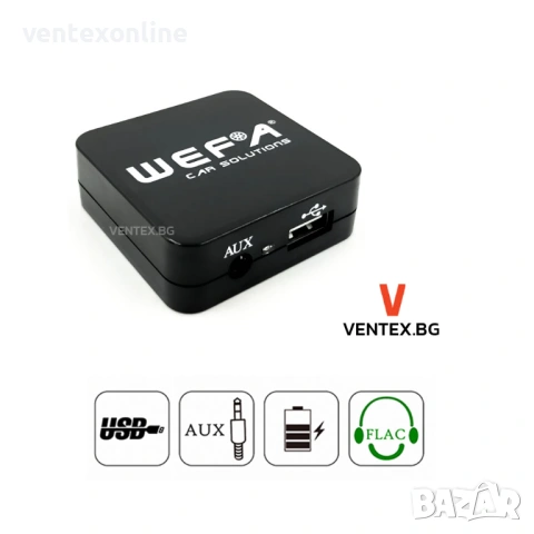 USB и AUX интерфейс за Toyota RAV4, Hilux, Corolla Verso - WEFA WF603, снимка 2 - Аксесоари и консумативи - 53900398