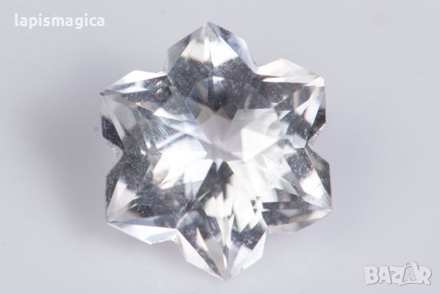 Бял топаз 2.86ct VVS снежинка шлифовка, снимка 1 - Други - 45116901