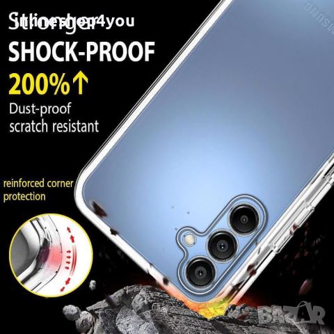 Прозрачен 360° Градуса Кейс Samsung Galaxy A15, снимка 3 - Калъфи, кейсове - 45296698