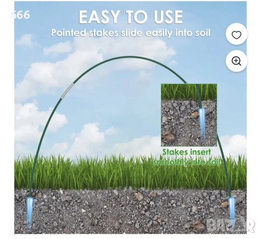 Комплект за тунелна рамка за оранжерии, снимка 8 - Други - 52893443