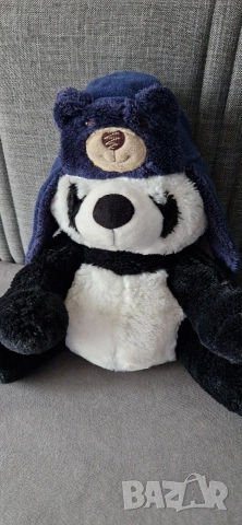 Зимна бебешка шапка, полар, синя, без забележки 