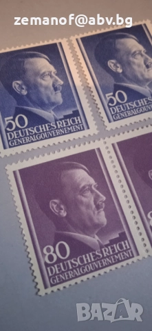 Марки Хитлер , снимка 2 - Филателия - 52621295