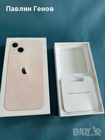 Оригинална Кутия за iphone 13 Pink , 128GB, снимка 7 - Резервни части за телефони - 45054389