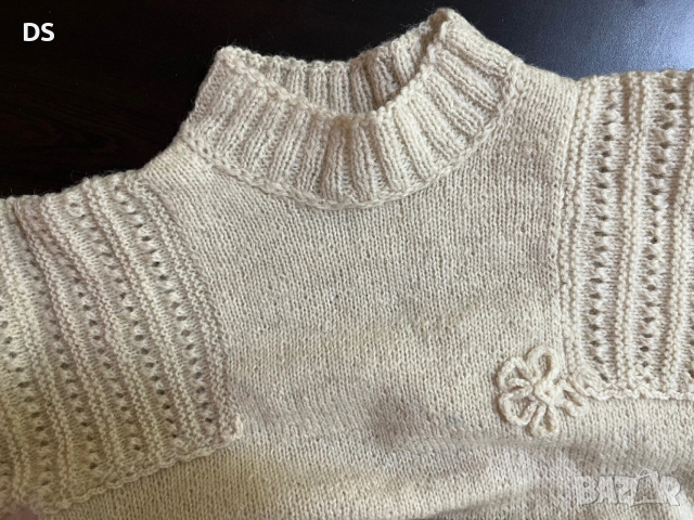 Дамски плетен пуловер, снимка 3 - Блузи с дълъг ръкав и пуловери - 53146850
